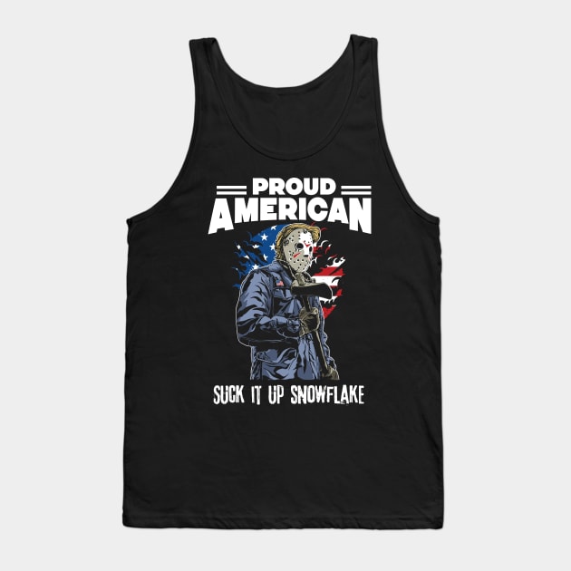 Proud American Tank Top by NineBlack